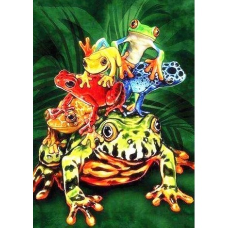 Frogs Species - Diamond Painting Kit