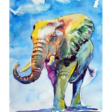 Elephant art - Paint with Diamonds