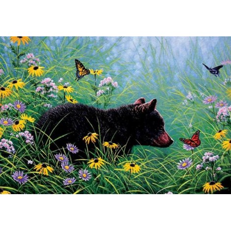 Bear Cub in the Garden