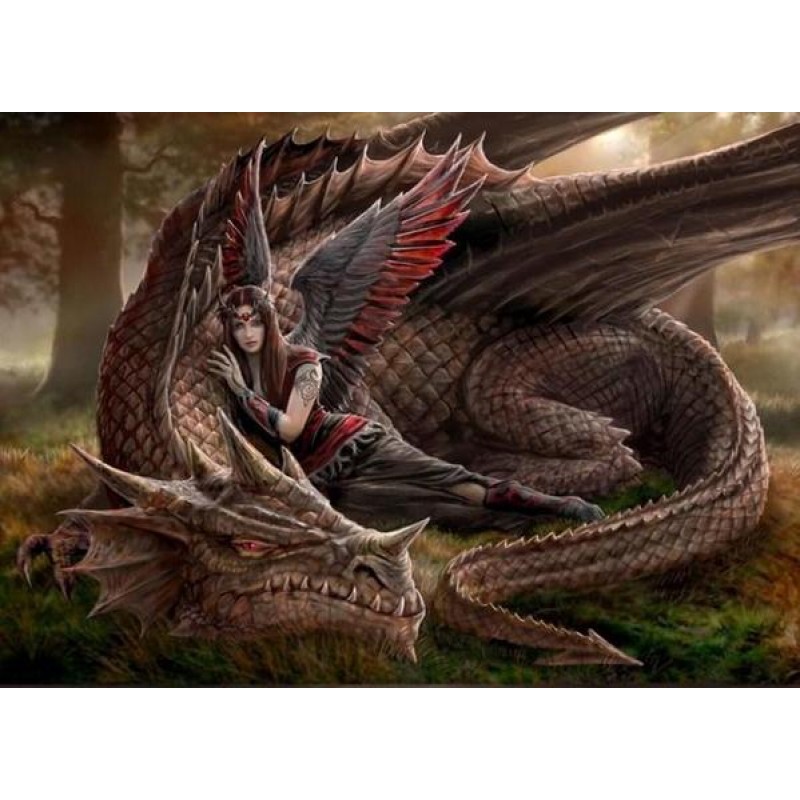 Angel Girl with Furi...