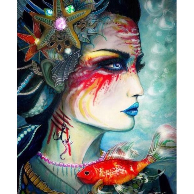 Fish And Flower Head...