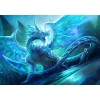 Ice Crystal dragon - Paint by Diamonds