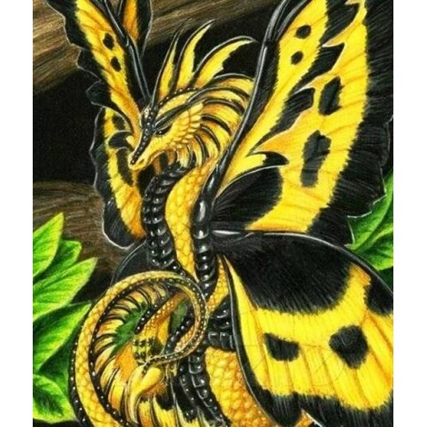 Dragon Butterfly - Diamond Painting Kit