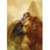 Girl & Lion - Paint by Diamonds
