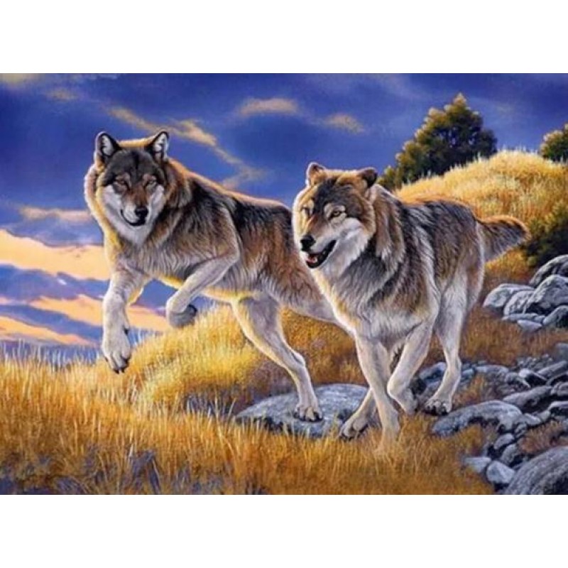 Running Wolves - Pai...