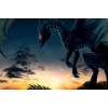 Giant Blue Dragon - Paint by Diamonds