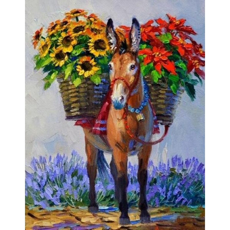 Flower Burro - Paint...