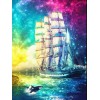 Colorful Sky & Sailing Ship