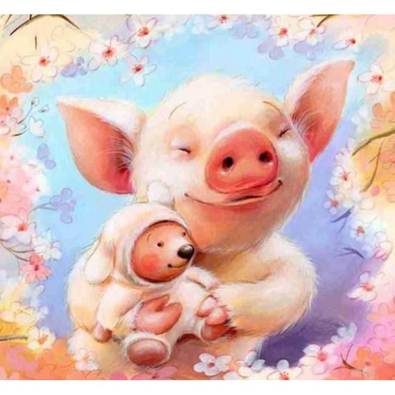 Cute Pig & Baby ...
