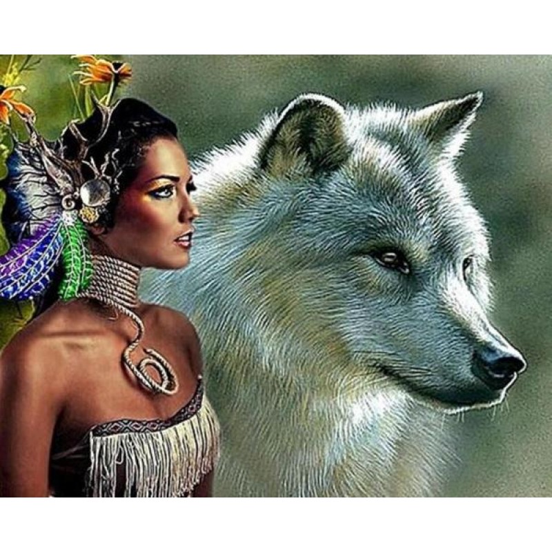 Wolf Queen Diamond P...