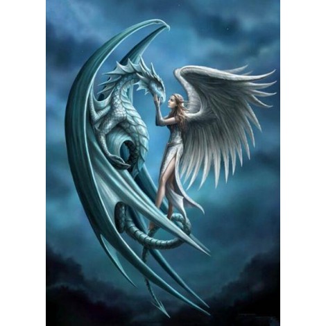Angel Girl & Dragon