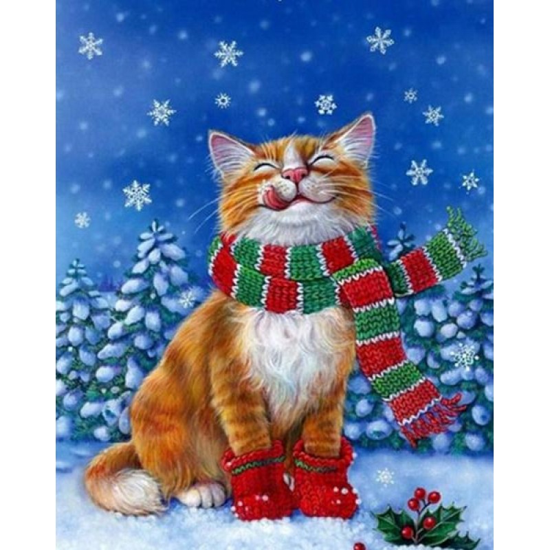 Sweet Cat on Christm...