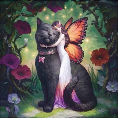 Giant Cat & Fairy Painting Kit