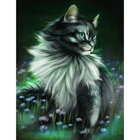 Cat Full Drill Painting Kit