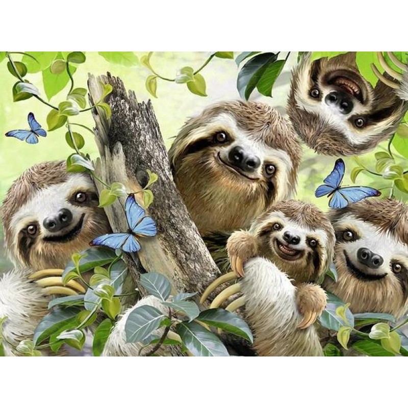 Sloth Family Diamond...