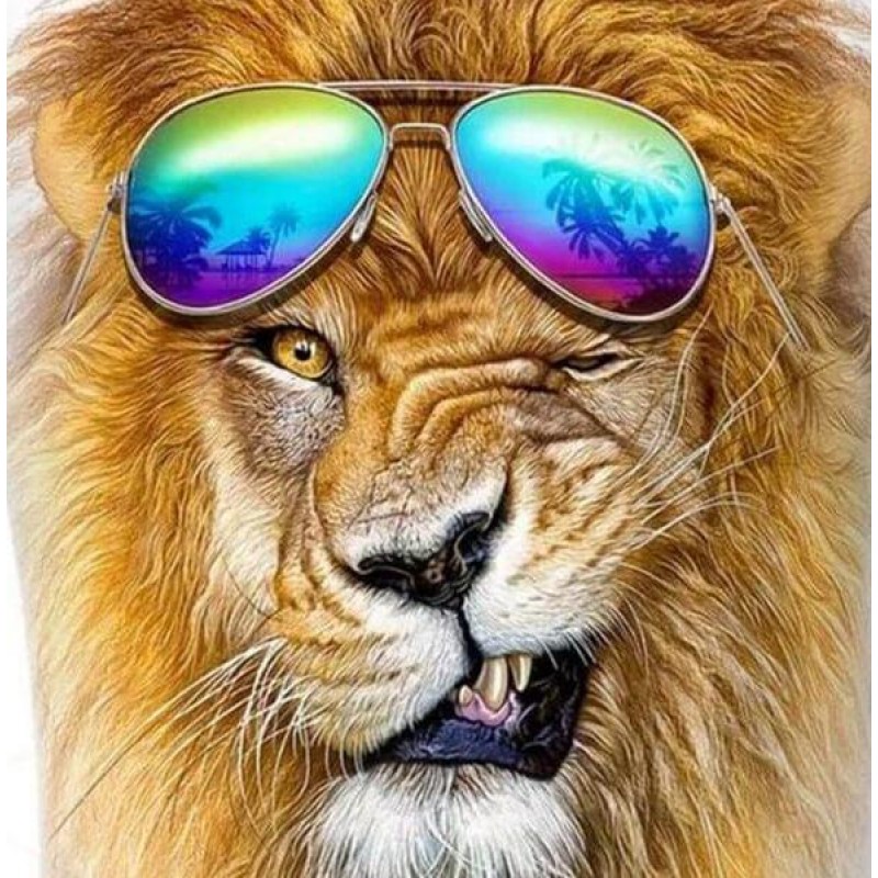 Lion with Sunglasses