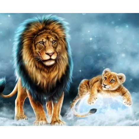 Lion 5D Diamond Painting Kit