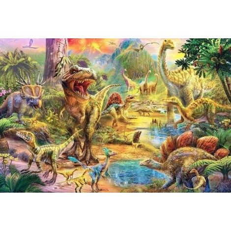 Jurassic Land Diamond Painting