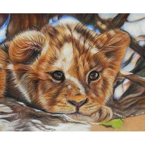 Lion Baby Diamond Painting