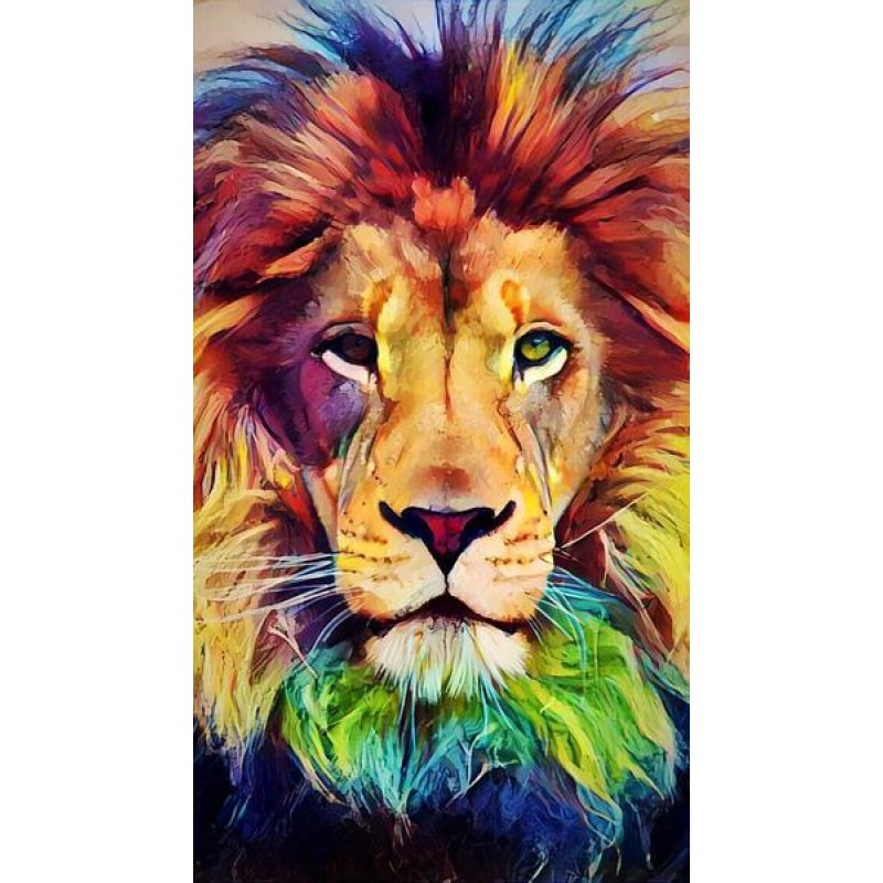 Lion Painting - The ...