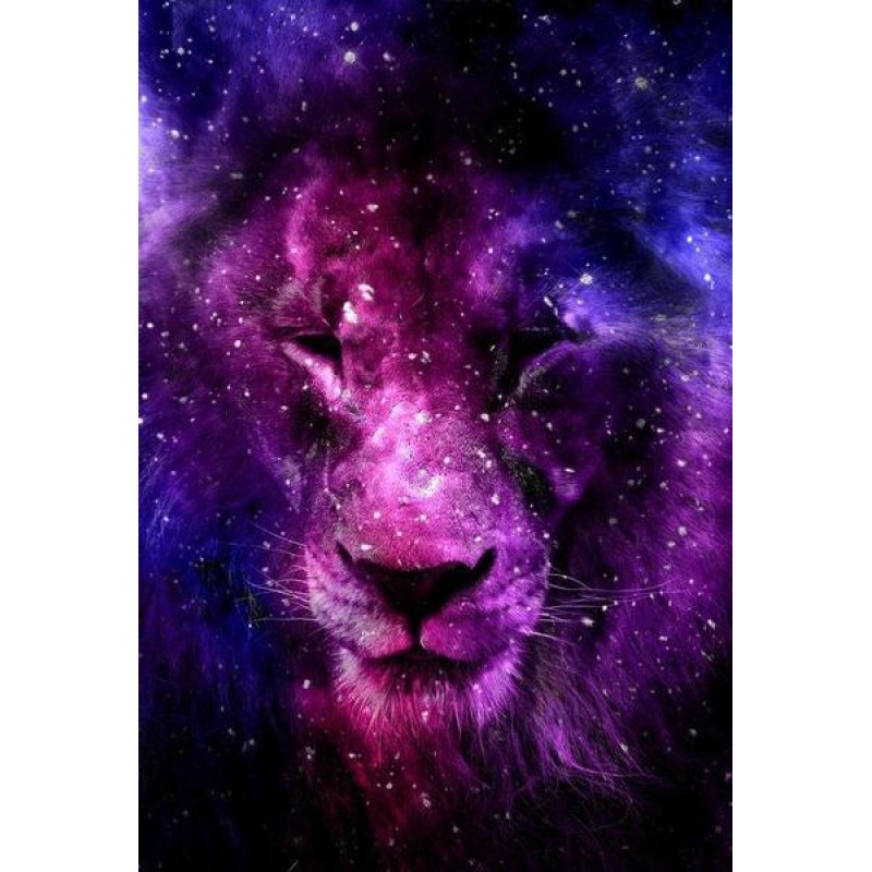 Lion Painting with G...