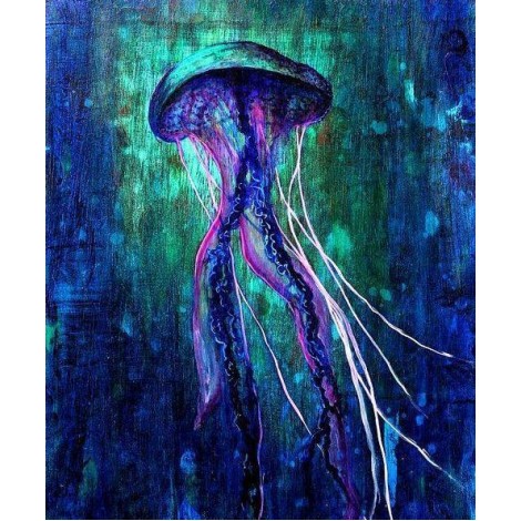 Glow in the Dark Jellyfish DIY Diamond Painting