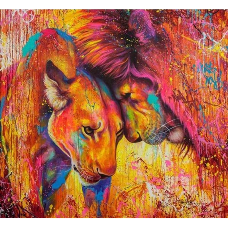 Lion and Lioness