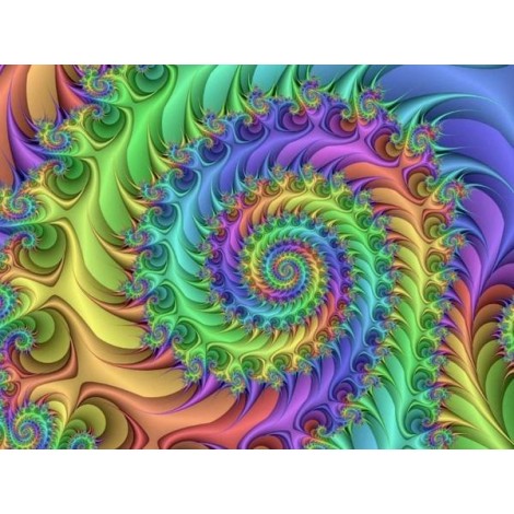 Trippe Hippie Spiral - Paint with Diamonds