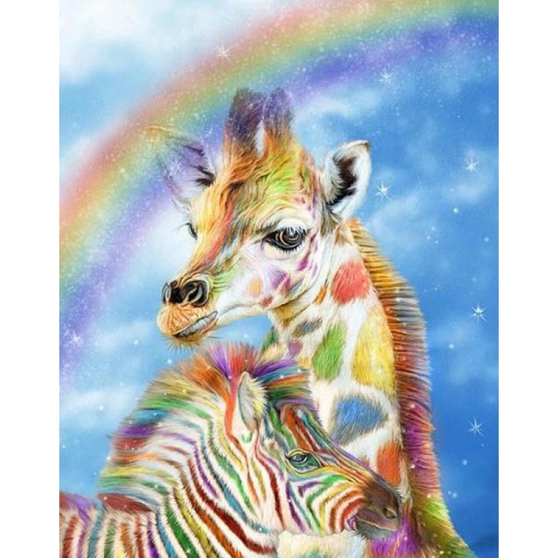 Rainbow Giraffe &amp...