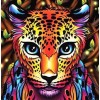 Colorful Leopard - Paint by Diamonds