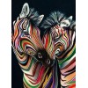 Colorful Zebras Painting Kit