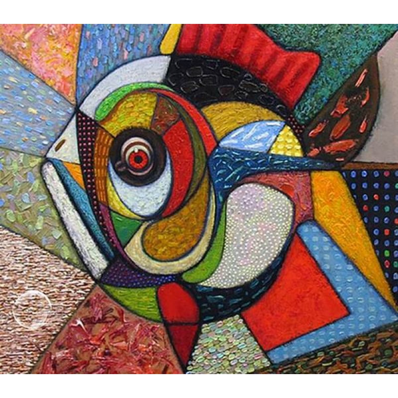Colorful Fish Art Pa...
