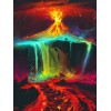 Volcano art - DIY Diamond Painting Kit