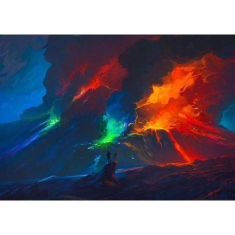 Colorful Rhads Art - DIY Diamond Painting kit