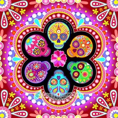 Sugar Skulls Calendar Art - Thaneeya McArdle