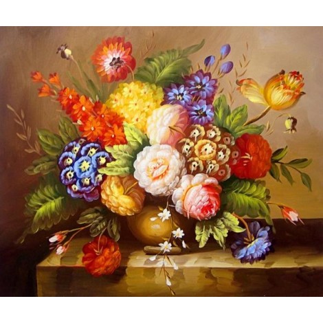 Flowers Vase DIY Diamond Painting