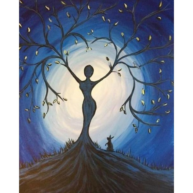 Tree Lady - Paint wi...