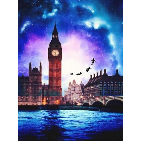 Peter Pan Flying by the Big Ben