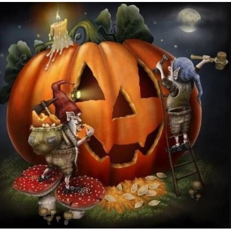 Halloween Preparations - Paint with Diamonds