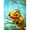 Cartoon Chameleon - Diamond Painting Kit