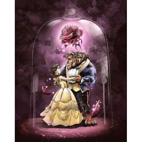 Beauty & the Beast - Diamond Painting Kit