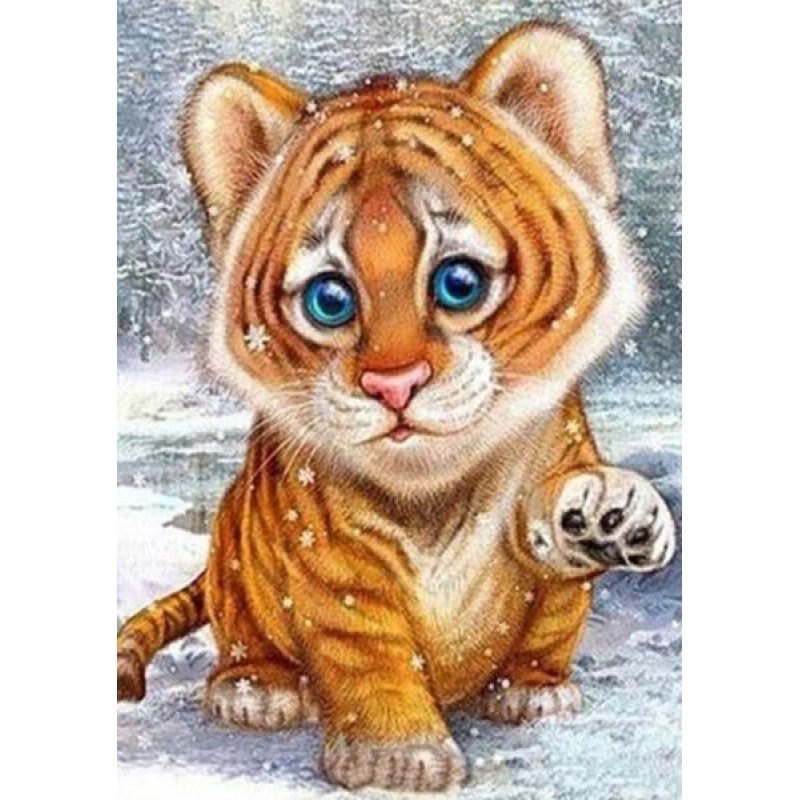 Cartoon Baby Tiger D...