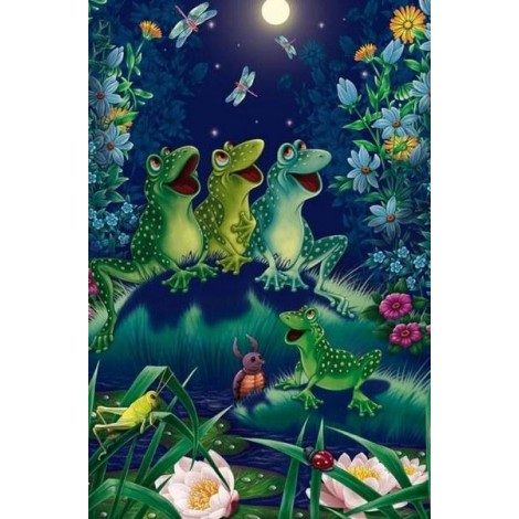 Frogs & Dragon Flies