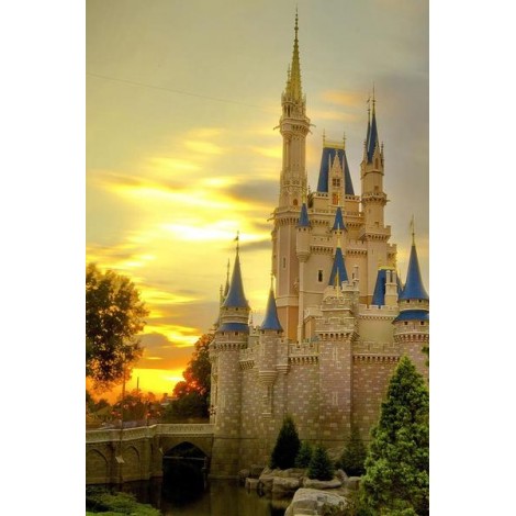 Cinderella Castle Diamond Painting Kit