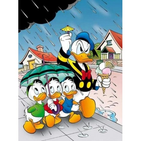 Disney Cartoons Painting with Diamond