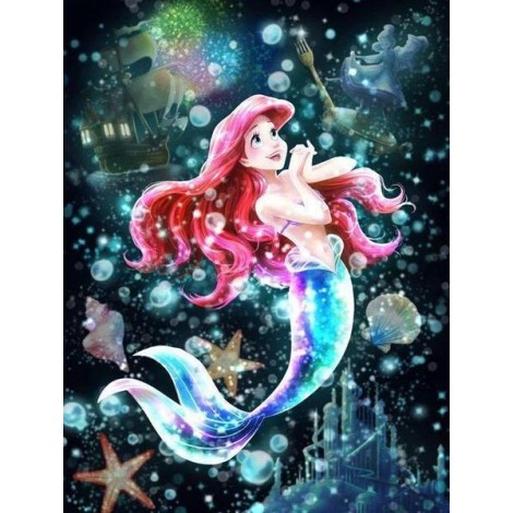 Disney Mermaid DIY Diamond Painting Kit