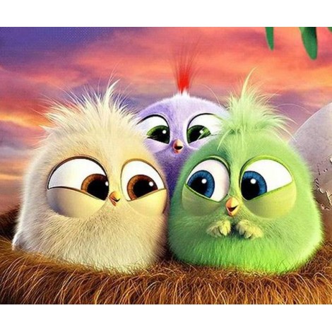 Cartoon Birds Diamond Painting