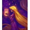 Rapunzel Holding Lantern in her Hands