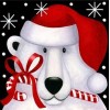 Snow Bear Christmas Card