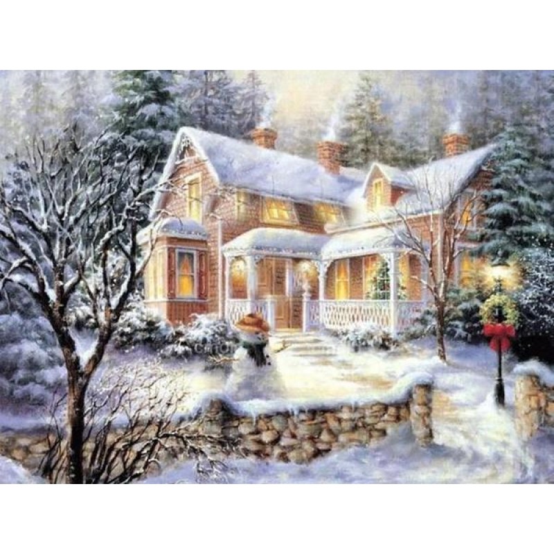 House Under Snow Dia...